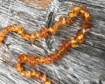 0-6 Months Baltic Amber Teething Necklace