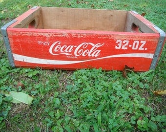 Vintage Wooden Coca Cola Soda Crate