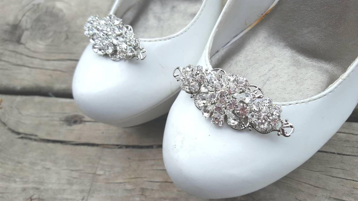 Wedding Shoe Clips Vintage Style Shoe Clips Bridal Shoe