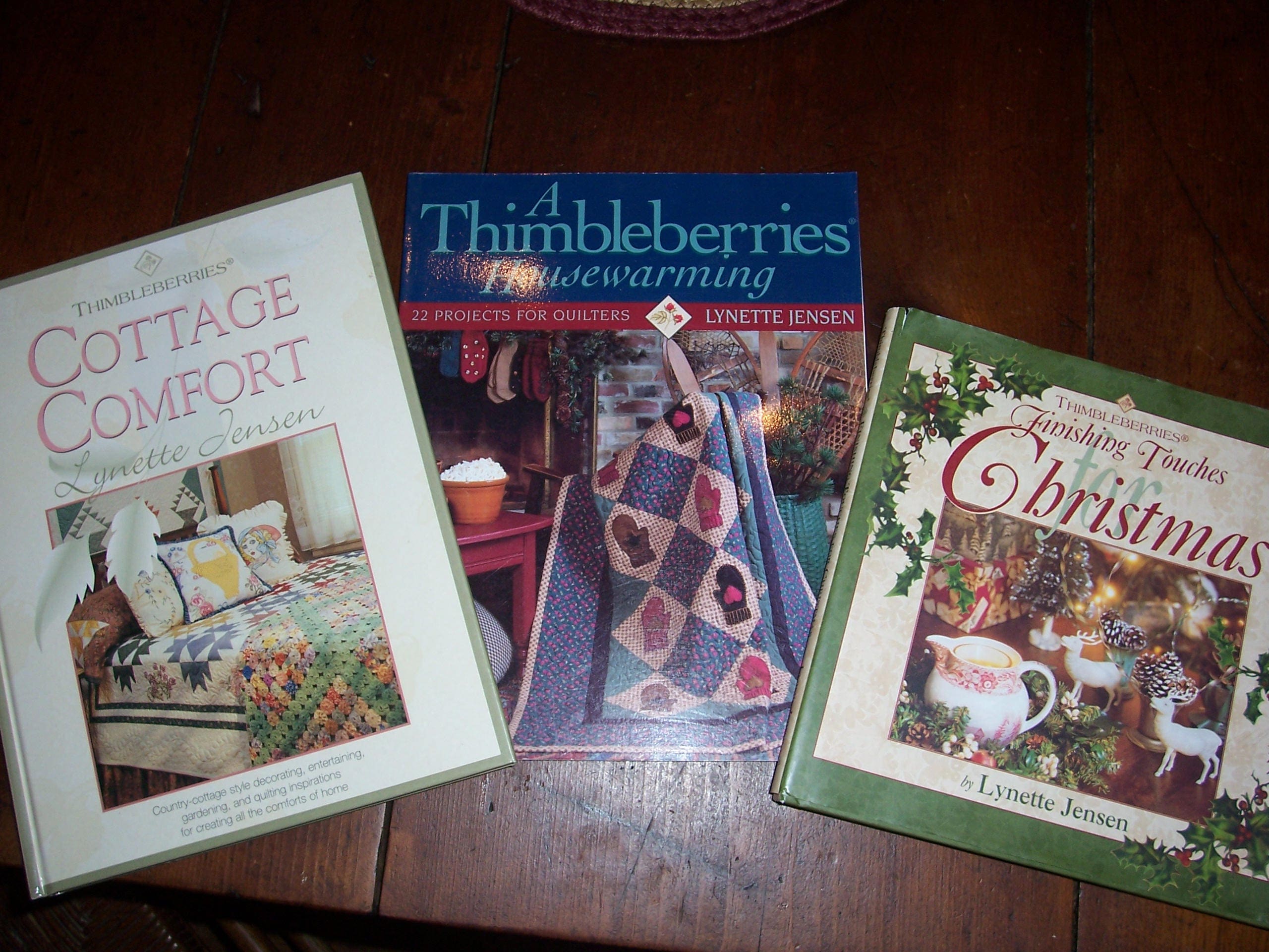 Set of Three Thimbleberries Craft Books...Finishing Touches