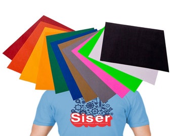 12" x 15" Siser Easy Weed Heat Transfer Vinyl / Craft Vinyl Material / Vinyl Supplies / HTV Vinyl / Cricut / Silhouette / Iron On