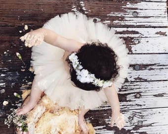 Flower crown- flower halo- bridal flower crown- Well dressed wolf- baby flower crown- Flower Girl crown- wedding headpiece