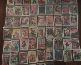 1980s Garbage Pail Kids cards/stickers lot of 60 lot #1