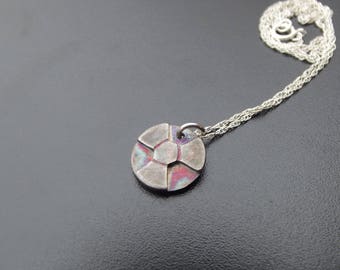 Sterling silver Radioactive fallout pendant