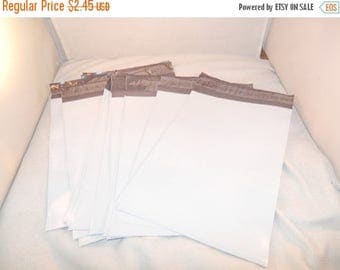 On Sale 20 White 6x9 Poly Mailer Envelopes, 6x9 Flat Self Sealing Poly Mailing Flat Plastic Shipping Bag Mailers