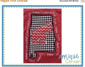 40% OFF INSTANT DOWNLOAD State of Alabama Elephant applique design in digital format for embroidery machine by Applique Corner