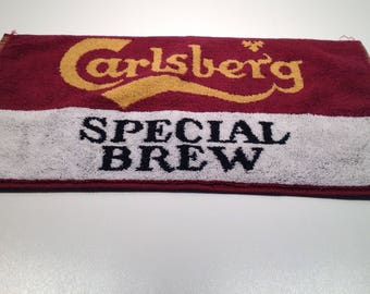 Vintage Carlberg Special Brew Bar Towel
