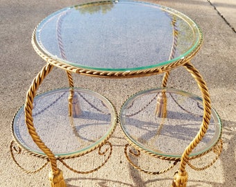 rope table end table | etsy rope table end table | etsy
