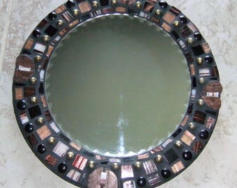 Hand-crafted Mosaic Mirror
