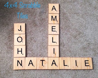Scrabble Tiles/Wall Art 4x4