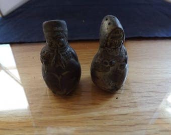 Two Man and Woman Dutch Holland Salt and Pepper Shakers