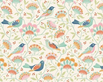 Tilda Harvest Bird Tree Ginger|Tilda fabric|Tilda Harvest Fabric|online quilting fabric Australia
