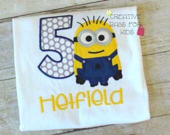 minion birthday t shirt