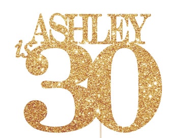 30 Cake Topper, 30 Birthday For Her, 30th Birthday For Her, 30th Birthday Decoration, 30th Birthday Cake Topper, 30 Birthday Cake Topper