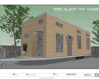 Tern Island Tiny House On Wheels - Complete Building Plans