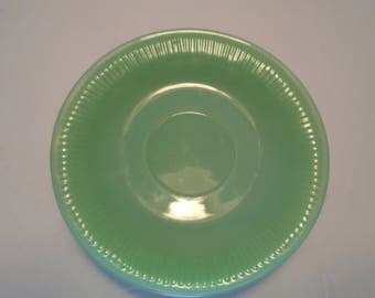 Fire-King Oven Ware Jane Ray Pattern Jadeite Jadite Saucer