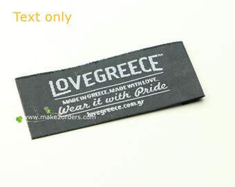 1000 Sewing Tags, Custom Cloth Labels, Custom Fabric Labels, Custom Kids Labels, Custom Sew in Labels, Customized Tags, Free Express Post.
