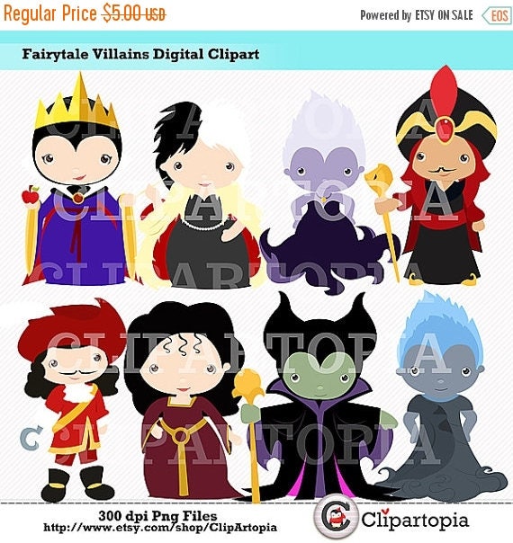 50%OFF SALE Fairytale Villains For Personal and Commercial Use / INSTANT Download Il_570xn