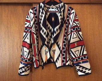 Vintage Women’s Kokopelli New Mexico Collection Southwestern Tapestry Jacket M