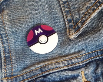 Master Ball Pokéball brooch