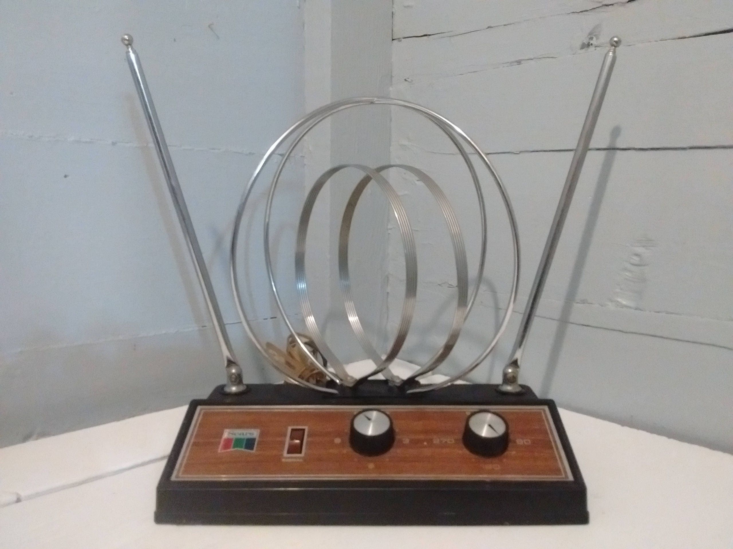 Vintage, Sears, Antenna, Rabbit Ears Antenna, Vintage TV Signal Booster
