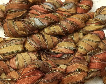 Ribbon 1/4 " irise and black edge 25 yds leopard hand dyed trim scarf knitting embellishment costumes quilting altered art gift wrap ribbon