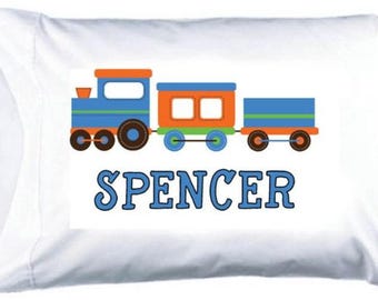 personalized thomas the train pillowcase