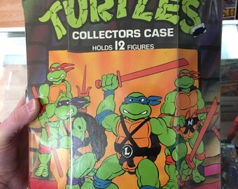 Tmnt Action figure case toy lot 90's Teenage Mutant Ninja Turtles Action Figure Toy Toys