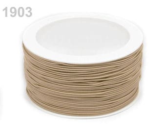 3 m elastic round 1.2 mm beige 1903