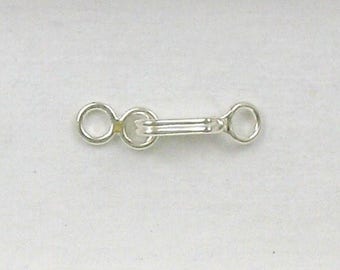 Sterling Silver Hook & Eye Clasp, Choice of Lot Size-Prices
