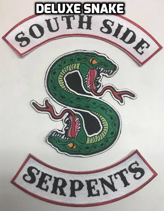 riverdale southside serpents embroidered patch cosplay costume riverdale southside serpents embroidered patch cosplay costume