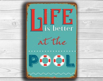 Funny pool signs | Etsy