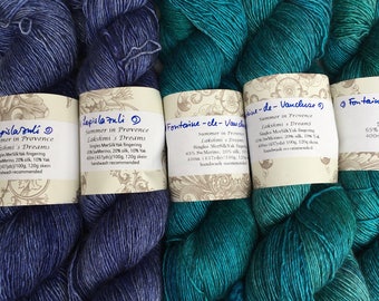 Singles Merino Silk Yak fingering
