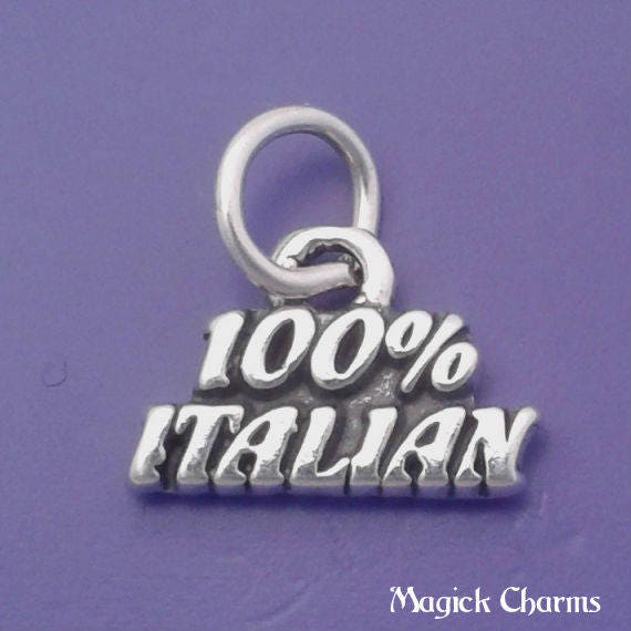 100 ITALIAN Charm 925 Sterling Silver Italy Pendant   Il 570xN.1305736113 Lbn8 