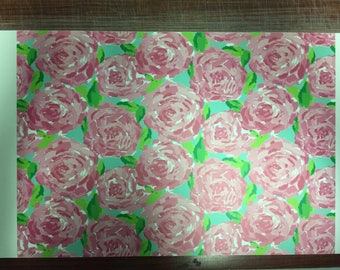 12"x17" Lilly Pulitzer First Impression HEAT TRANSFER VINYL Sheet