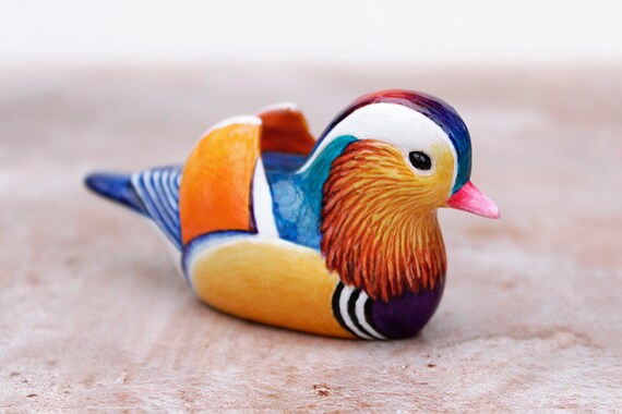 stuffed mandarin duck