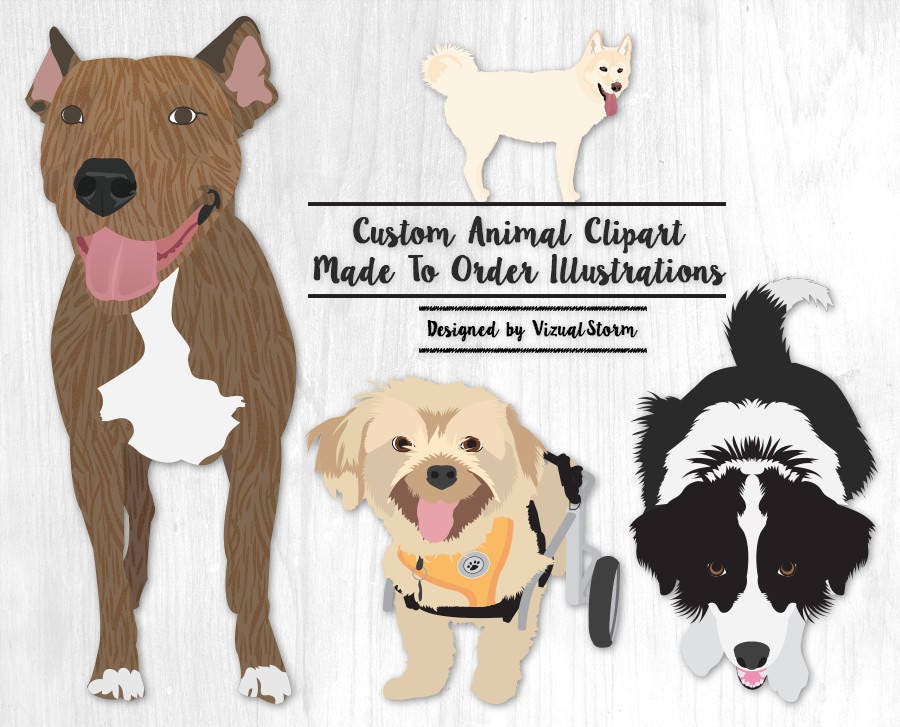 Dog Clipart Popular Dogs Breeds French Bulldog Labrador Dachsd ...