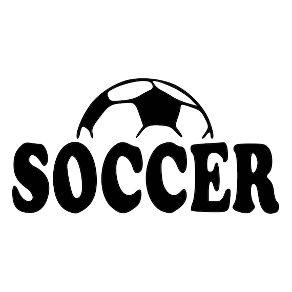 Soccer Die-Cut Decal Car Window Wall Bumper Phone Laptop