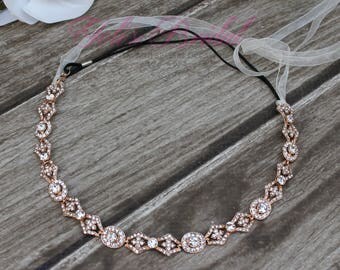 Bridal Headband, Crystal Headband, Swarovski Headband, Bridal Crystal Headband, Swarovski Brial Headband, Bridal Headpiece, Wedding Headband
