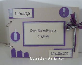 Guest book keepsake for housewarming