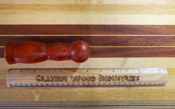 Handmade Handcarved Padauk Exotic Wood Vibrator Dildo Wood