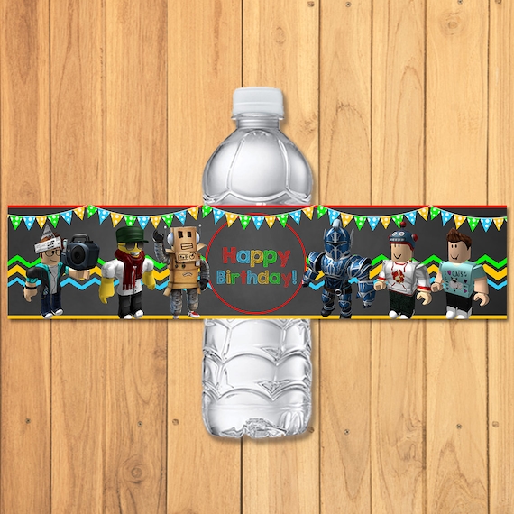 Roblox Party Tags Custom Party Printables - fancy glass roblox