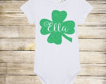 Personalized St. Patricks Day Shirts, St. Patricks Day, Four Leaf Clover Shirt, Personalized Shirt, Kids Shirt, Personalized