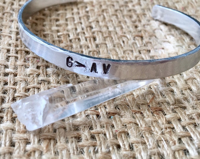God is Greater than the Highs and Lows Cuff, Silver God Cuff, God Cuff Bracelet, Bible Quote Cuff, Engraved God Cuff, Religious Bracelet