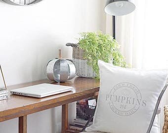 Pumpkin pillow Cover - Fall Pillow - Autumn Pillow - Farmhouse Pumpkin Pillow Cover - Pumpkins for Sale Pillow