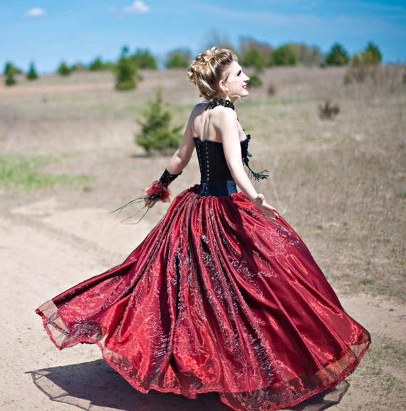 Red Organza Dress