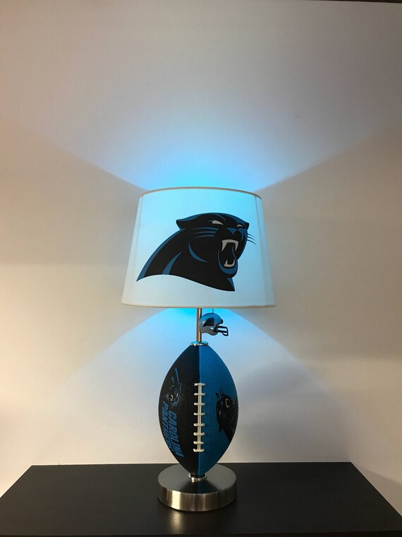 NFL Carolina Panthers Football Lamp man cave sports lamp