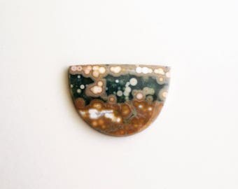 Ocean Jasper Cabochon - Natural Stone Cab - Destash