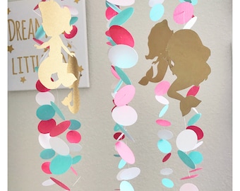 Baby Mermaid Mobile - Baby Mobile - Nursery Decor - Mermaid Crib Mobile - Baby Crib Mobile - Baby Mobile - Baby Shower Gift - Baby Gift
