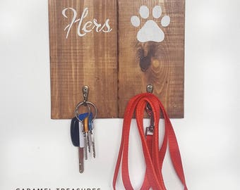 Rustic key hook for her, wooden lead holder, reclaimed key organizer, christmas gift idea for her, housewarming gift idea, wooden key hook
